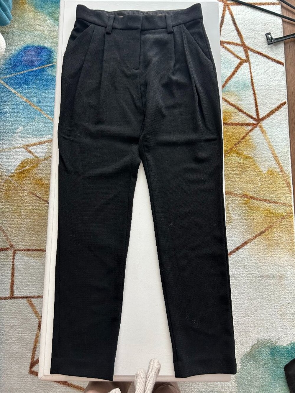 Elegant Pink Tartan tailored trousers